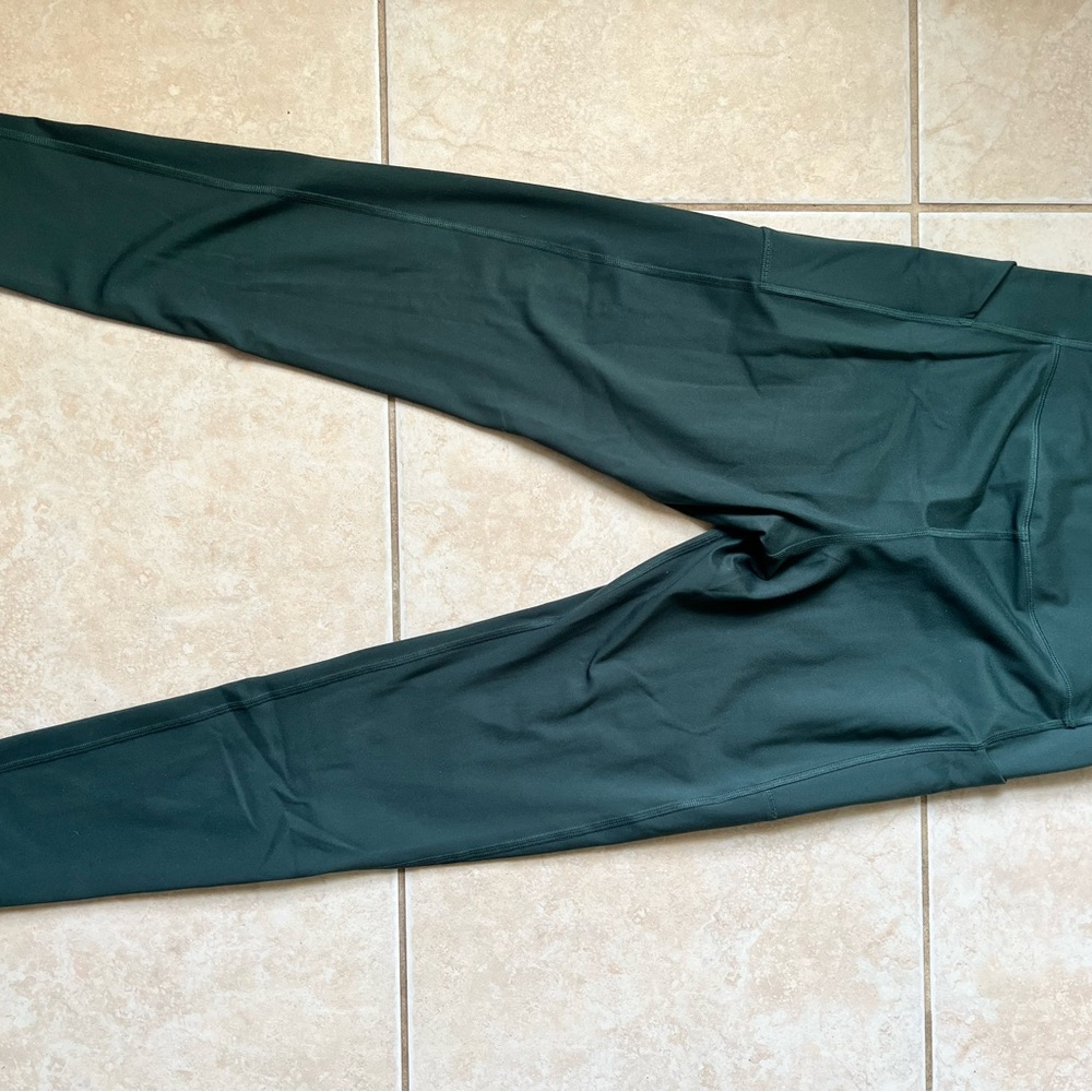 Girlfriend Collective Green Compression Leggings